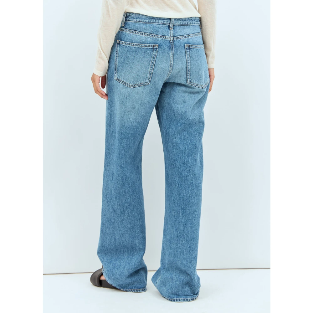 The Row Wijde Jeans Made in Italy Blue Dames