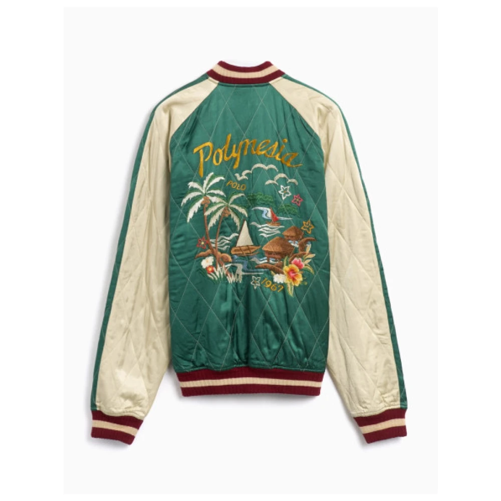Polo Ralph Lauren Polynesisch Souvenir Bomberjack Green Heren
