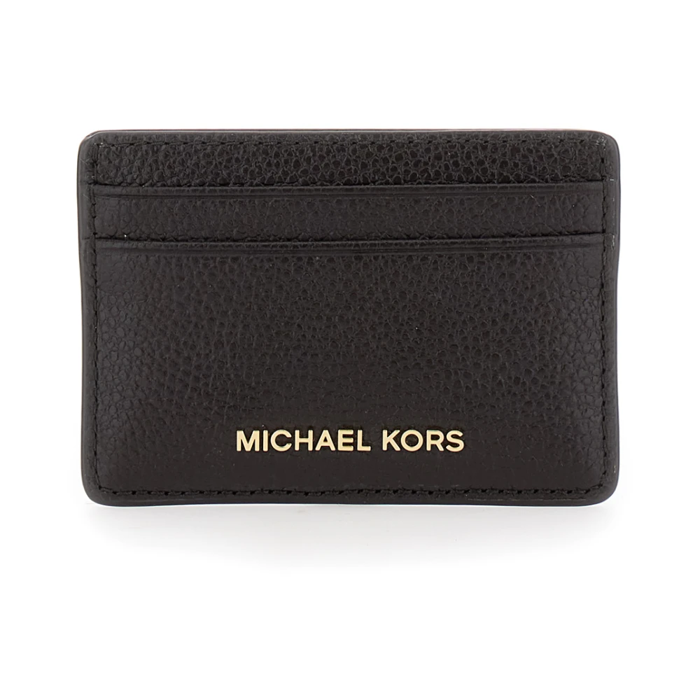 Michael Kors Bruine Portemonnees met Kaarthouder Brown Dames