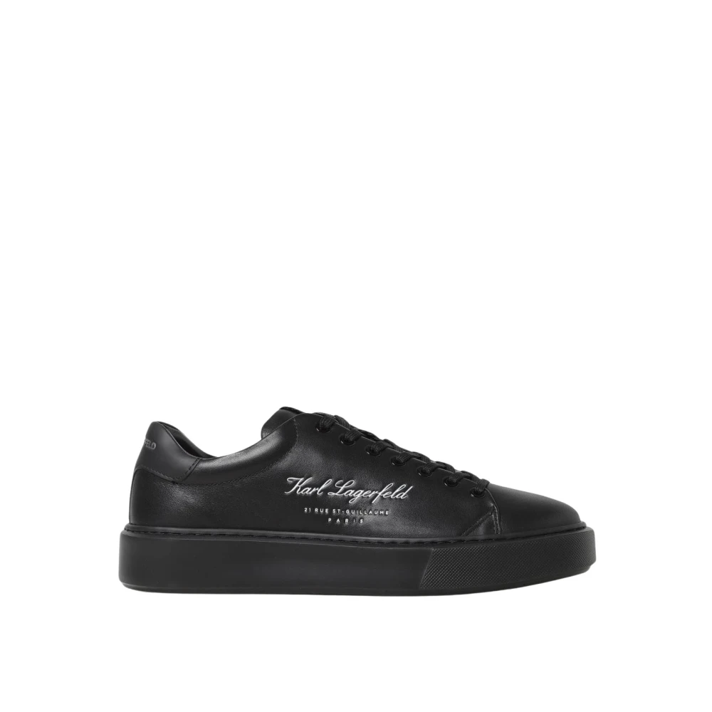 Karl Lagerfeld Paris Sneaker LowTop Casual Heren Schoenen Zwart