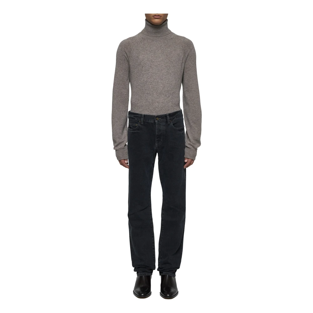 Saint Laurent Cashmere Turtleneck Beige Heren