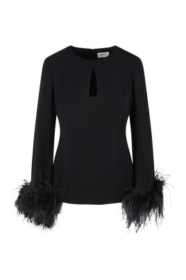 feathers-poker-blouse-with-drop-neckline