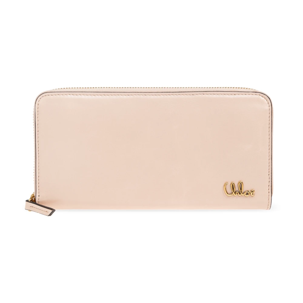 Chloé Iconische Portemonnee Beige Dames