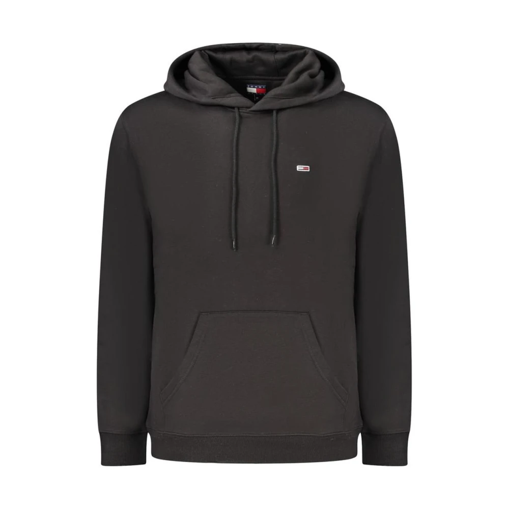 Tommy Hilfiger Zwarte Katoenen Crew Neck Sweater Black Heren