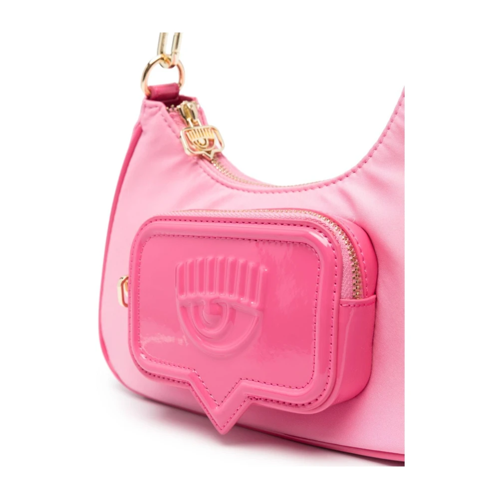 Chiara Ferragni Collection Roze Eyelike Pocket Sketch Tassen Pink Dames