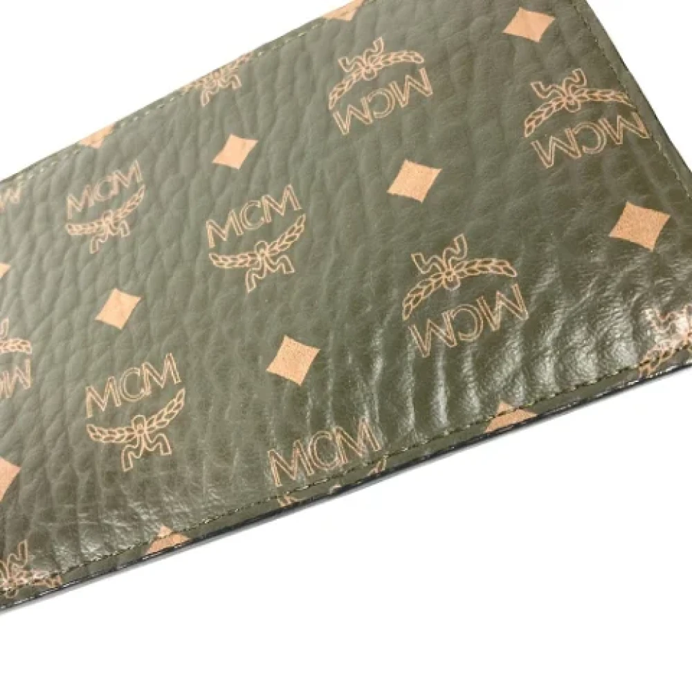 MCM Pre-owned Leather wallets Brown Dames