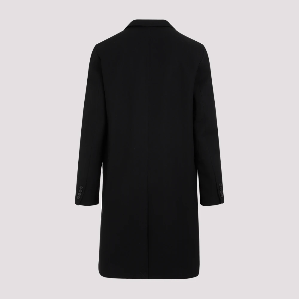 The Row Single-Breasted Coats Black Heren