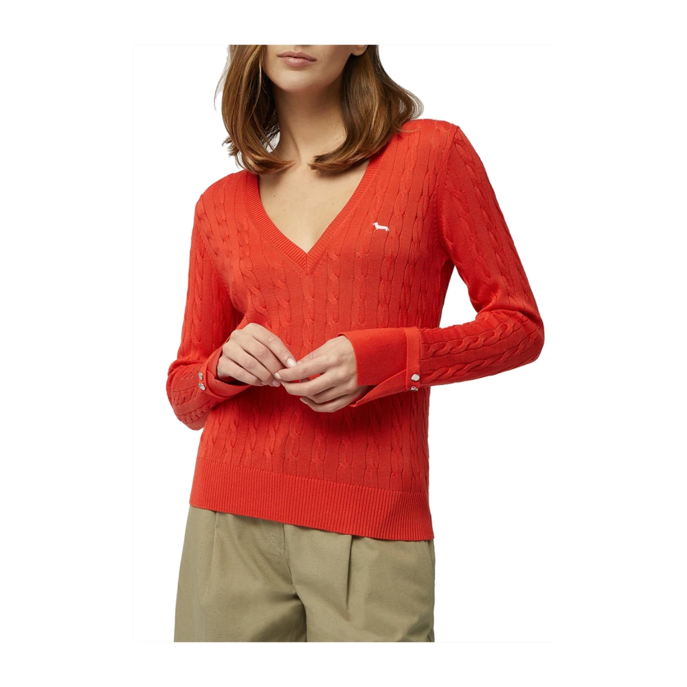 Knitwear > V-neck Knitwear - - Harmont & Blaine - Modalova