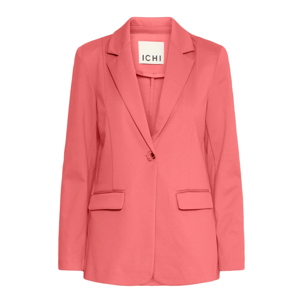 Ichi Stijlvolle Blazer Jas Holly Berry Pink Dames
