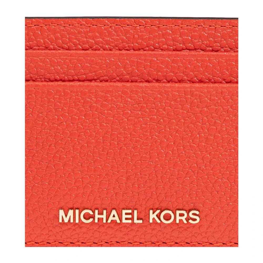 Michael Kors Card Case Jet Set Red Dames