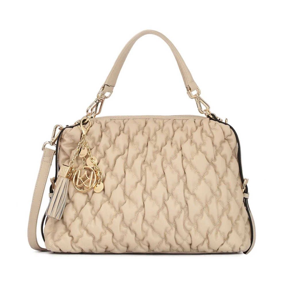 Kazar Chique Beige Gewatteerde Tas Beige Dames