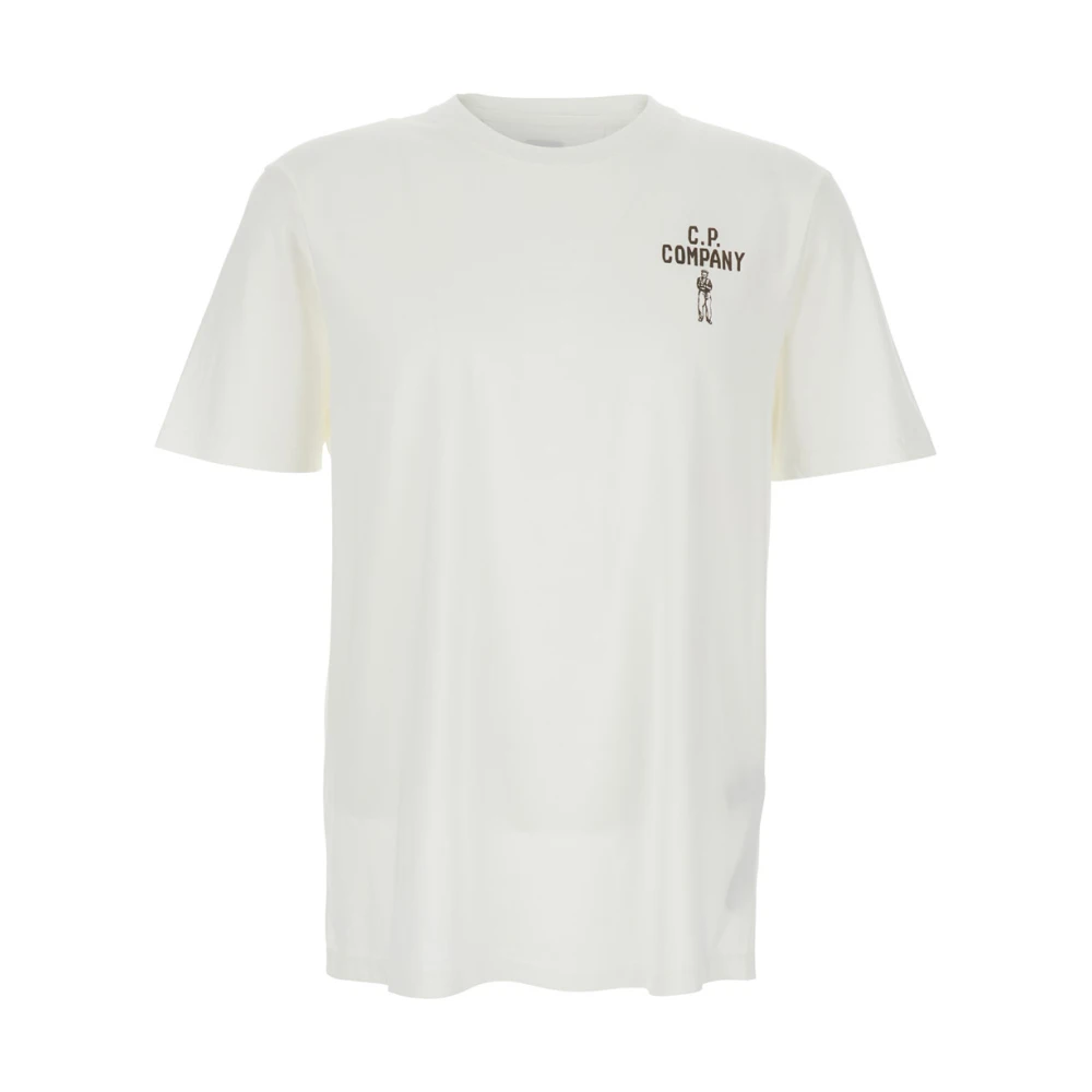 C.p. Company Men's White British Sailor T-Shirt