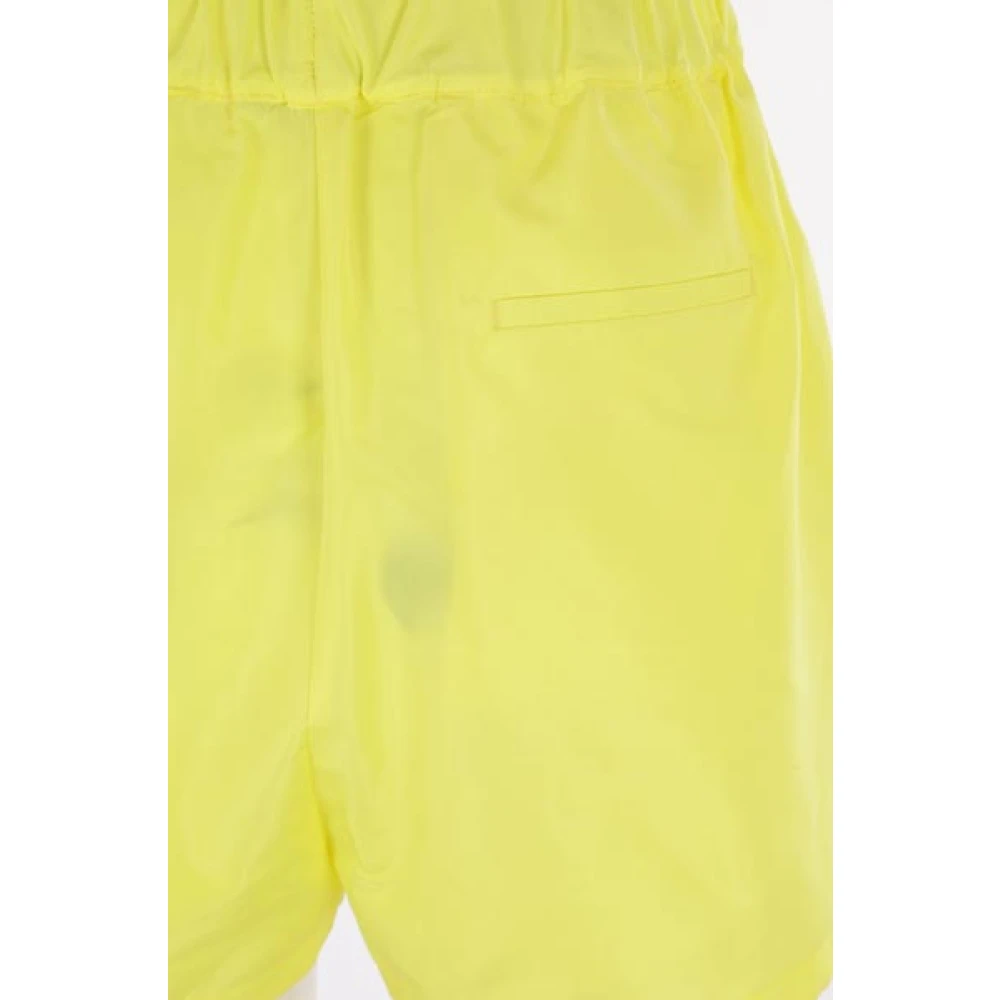 Msgm Gele technische taffeta shorts Yellow Dames