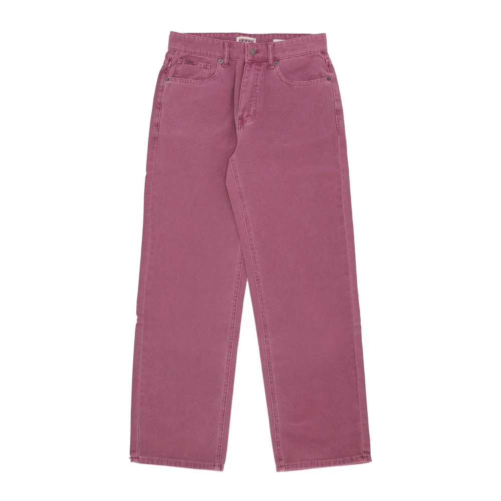 Guess Gedragen Relaxed Distressed Multi Pants Pink Heren