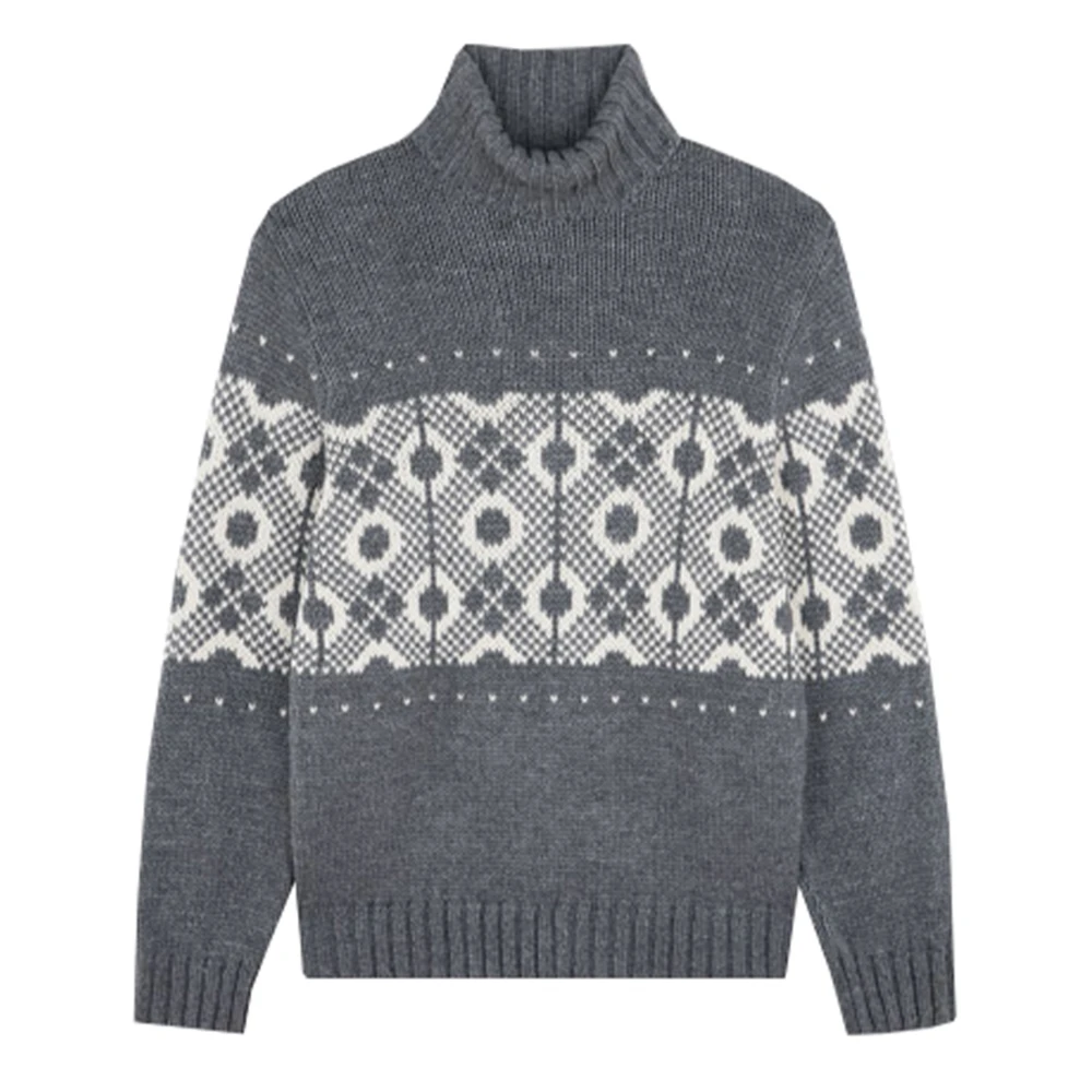 PAUL & SHARK Stijlvolle Dolcevita Trui Gray Heren