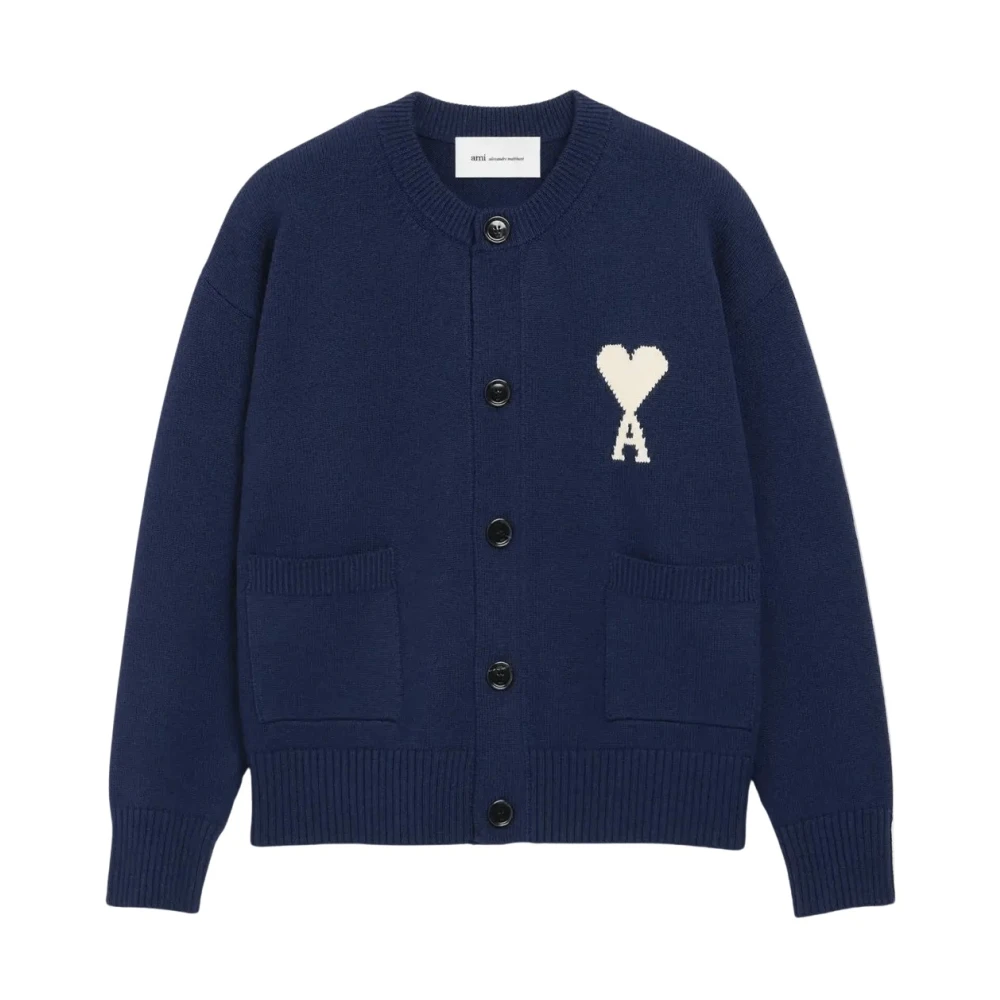 Ami Paris Unisex Multicolor Cardigan Adc