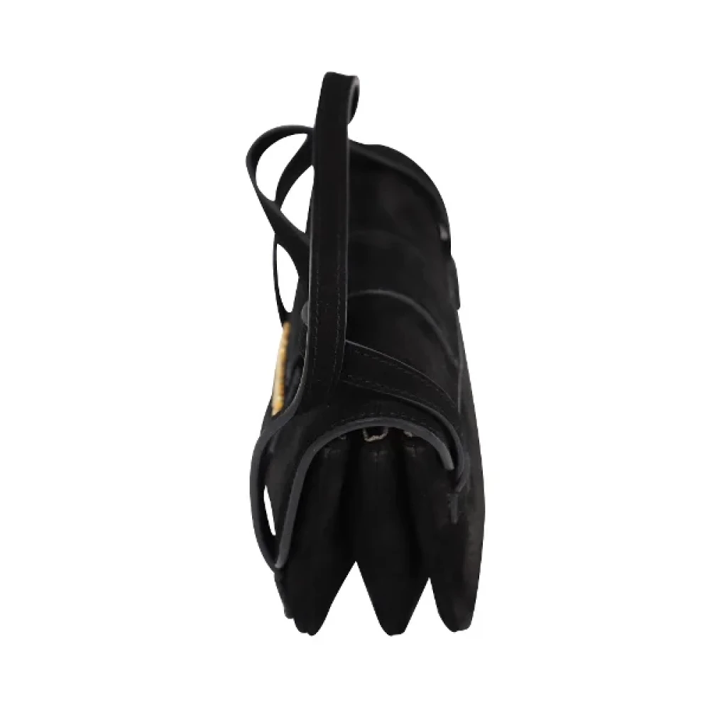 Jacquemus Pre-owned Suede handbags Black Dames