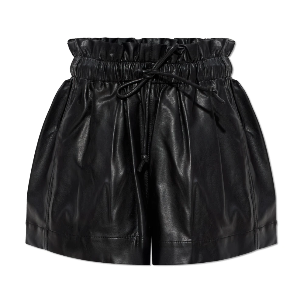 Marant Étoile Women's Black Short Shorts, M, Naline Shorts