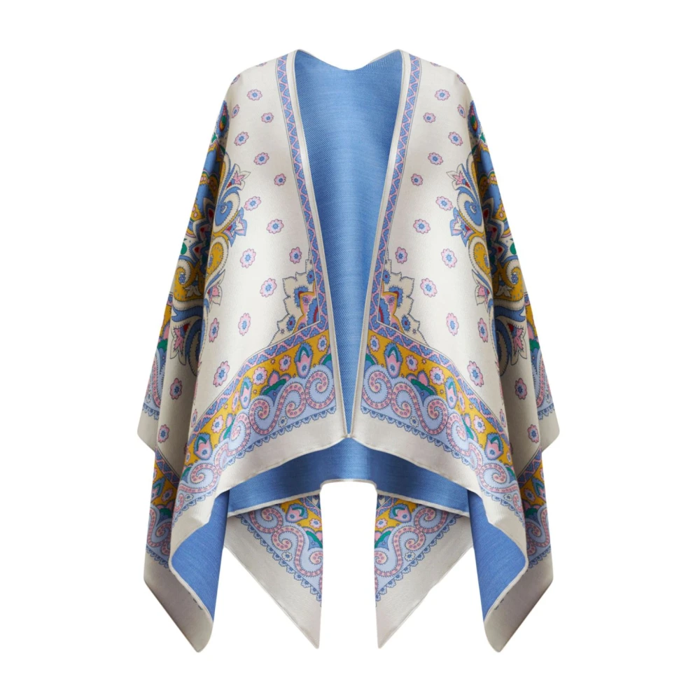 ETRO Witte Stijlvolle Jassen Multicolor Dames