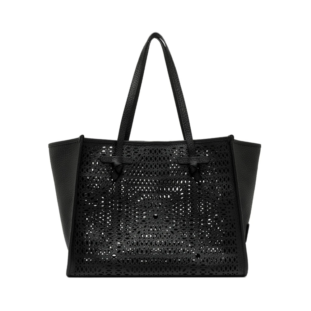 Gianni Chiarini Women's Black Shopping Bags, One Size, Marcella Tote