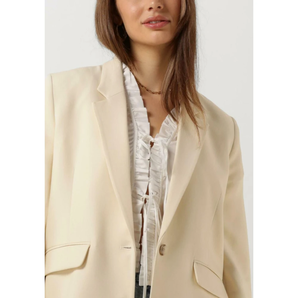 Selected Femme Beige Relaxed Blazer Beige Dames