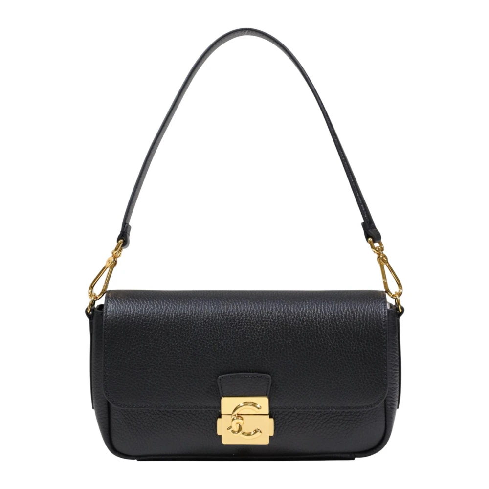 Coccinelle , Shoulder Bags, Female, Black, One Size, C-Me Lock Medium - Image 3
