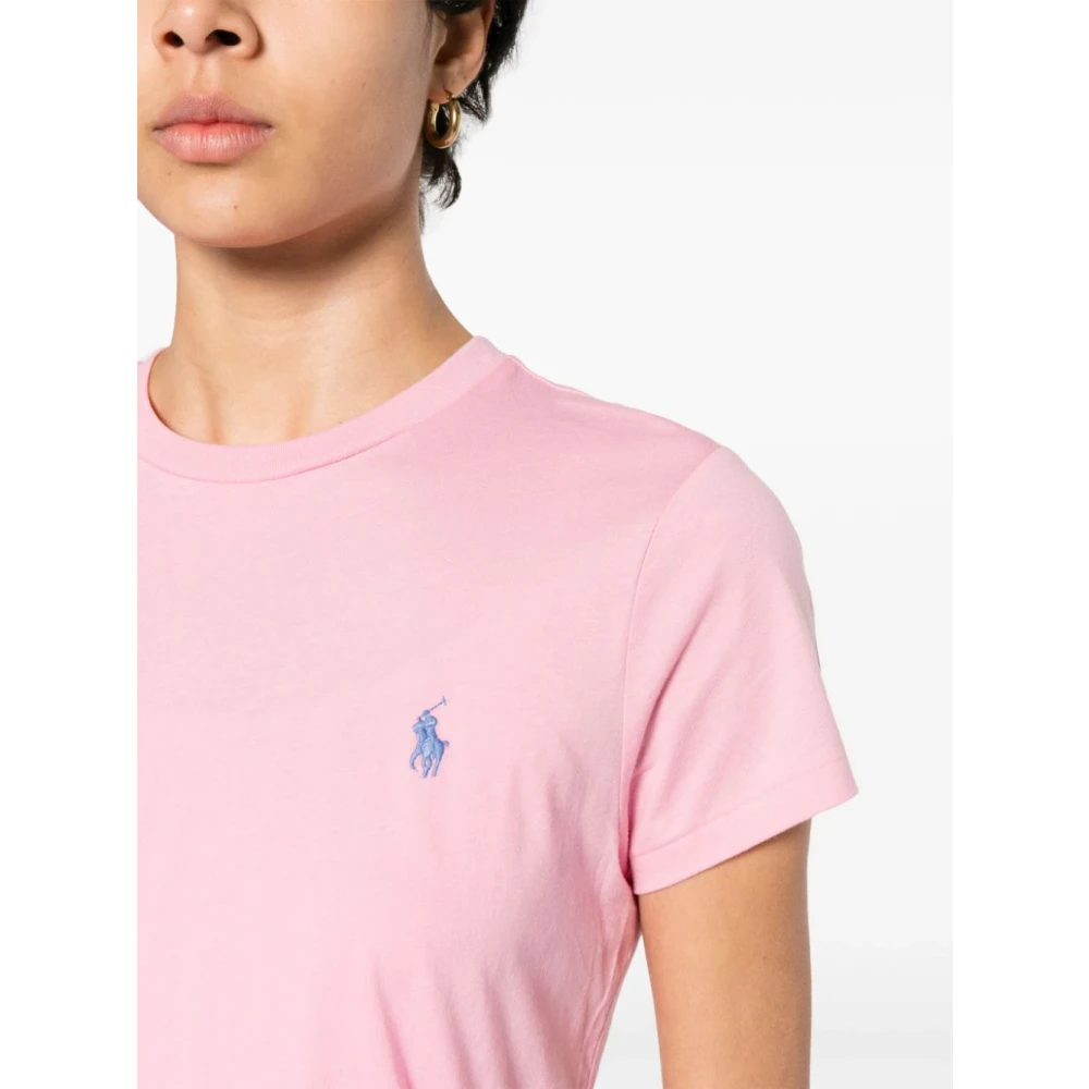 Polo Ralph Lauren Roze Crewneck T-shirts en Polos Pink Dames