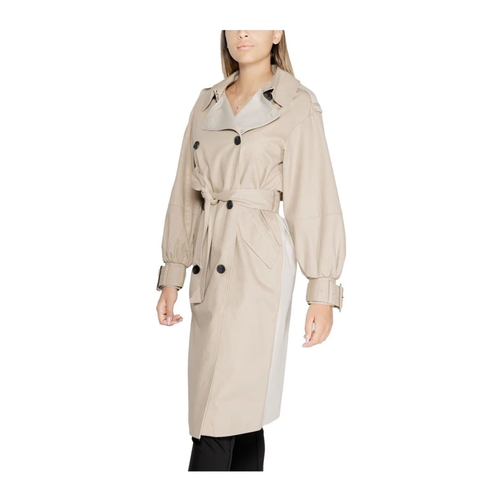 Desigual Katoenen jas & mantel met elastaanmix Beige Dames