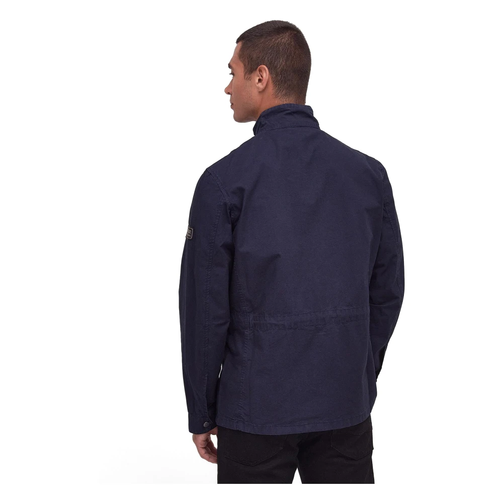 Barbour Coats Blue Heren