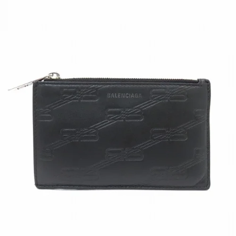 Balenciaga Vintage Pre-owned Leather wallets Black Dames