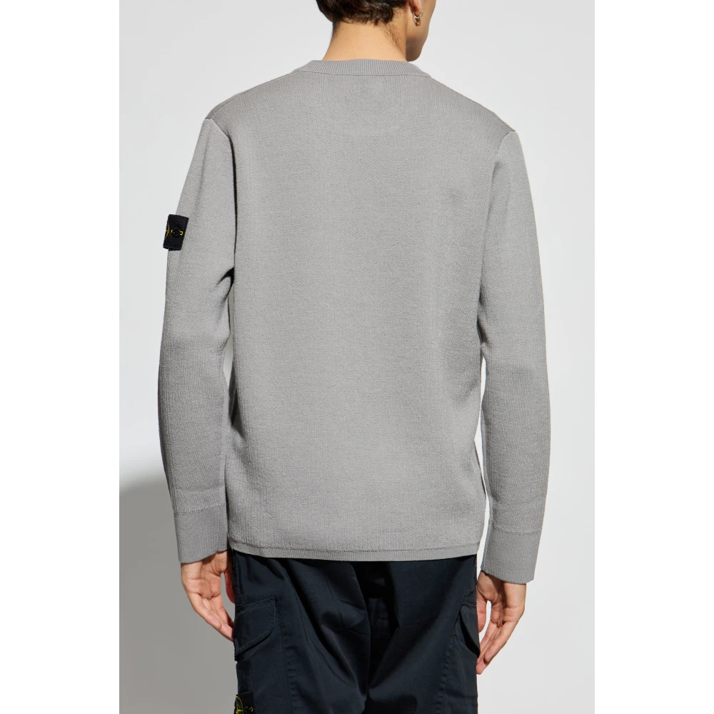 Stone Island Trui met logo Gray Heren