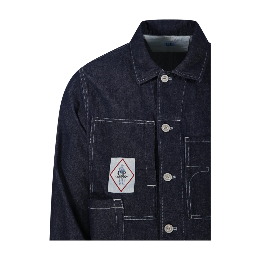 C.P. Company Denim Core Jack Blue Heren