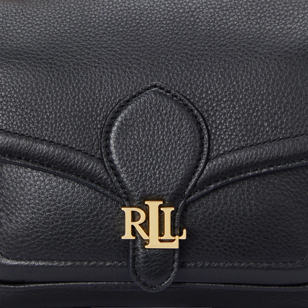 Ralph Lauren Pebbled Small Bradley Tas Black Dames