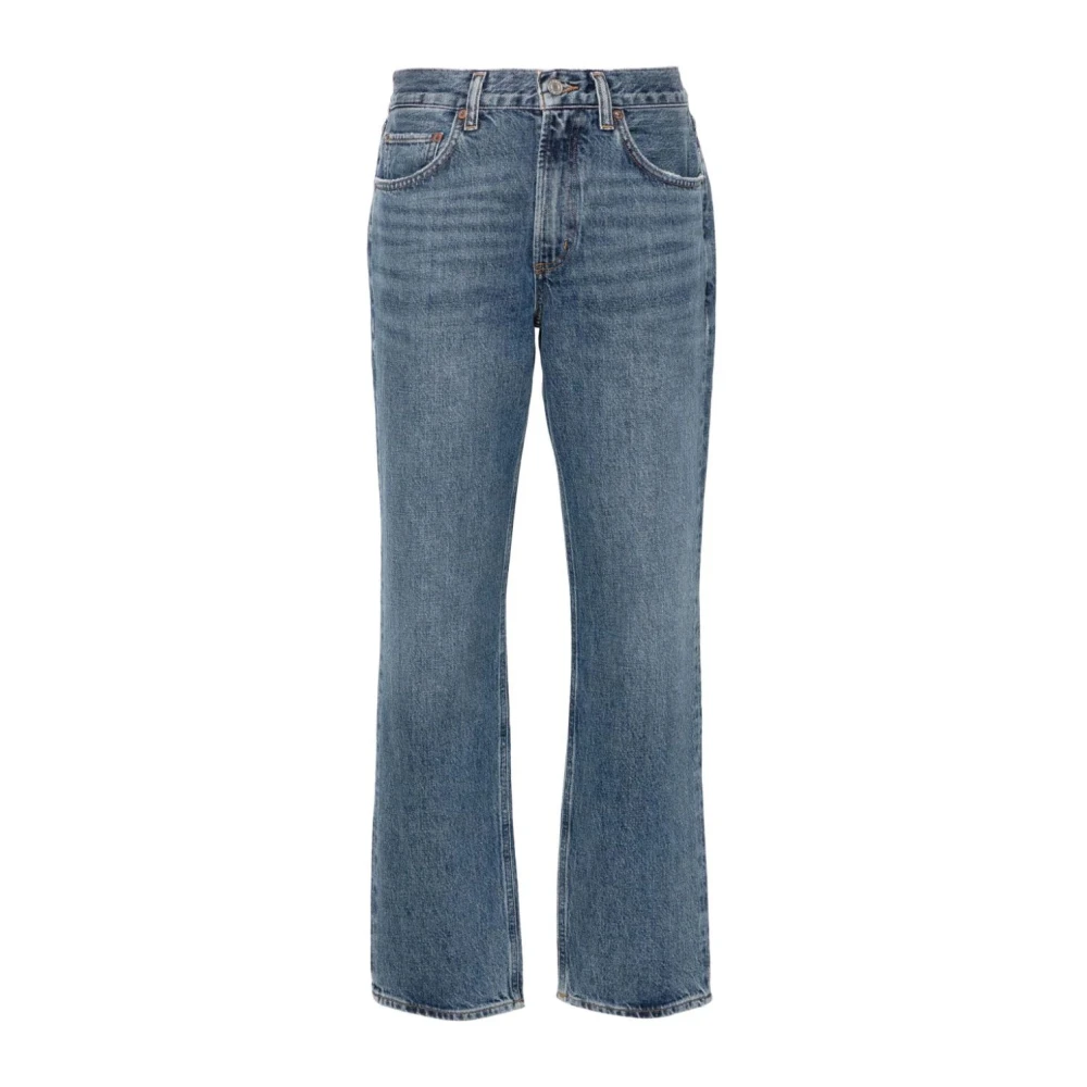 Agolde Essence Valen J Stijlvolle Jeans Blue Dames