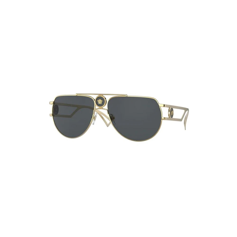 Versace Ve2225 0 100287 Metall Pilot Sonnenbrille Herren Gold Mittel - Bild 5