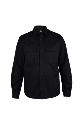 Metropolis Series Gabardine Långärmad Skjorta med Knappar