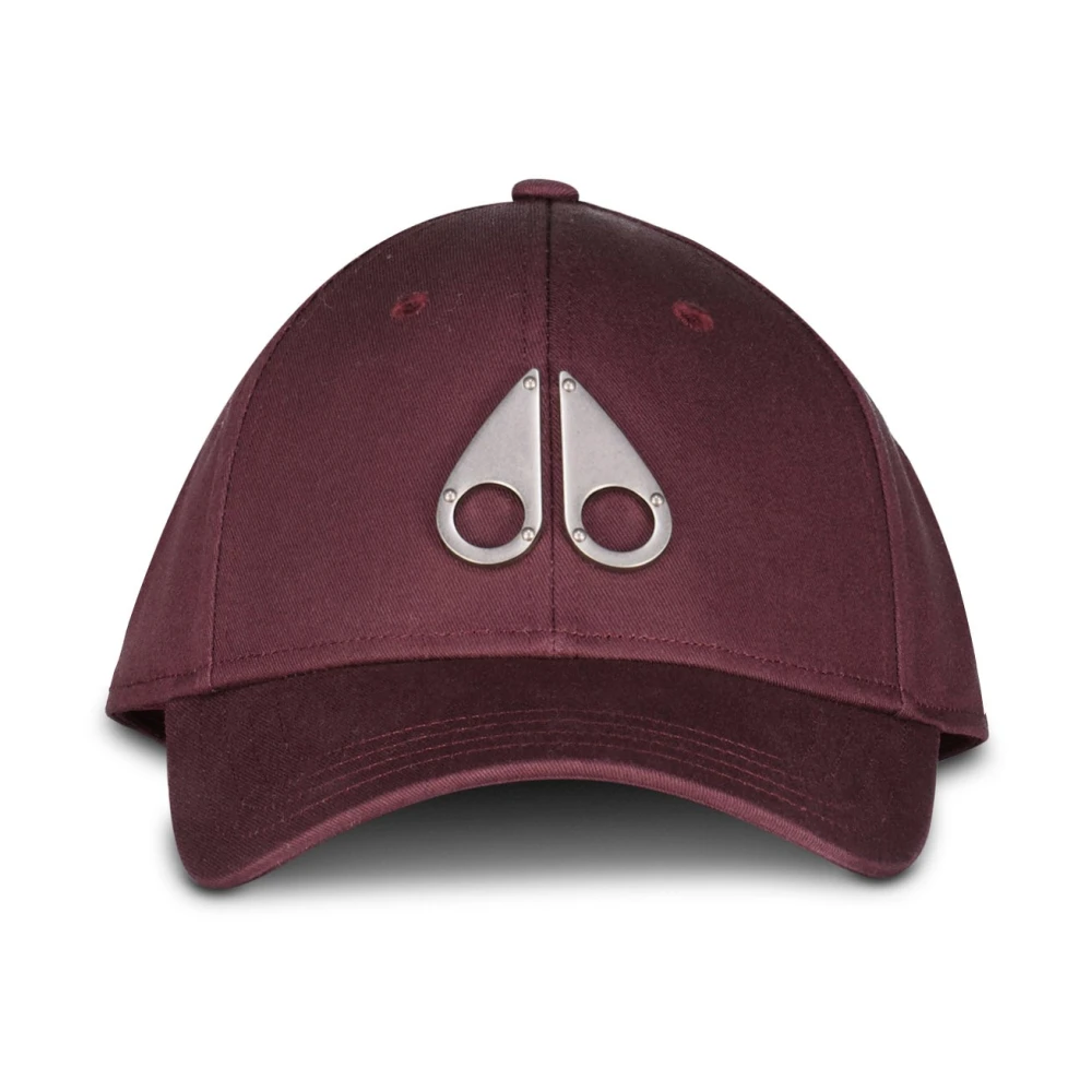 Moose Knuckles Metalen Logo Verstelbare Pet Red Heren