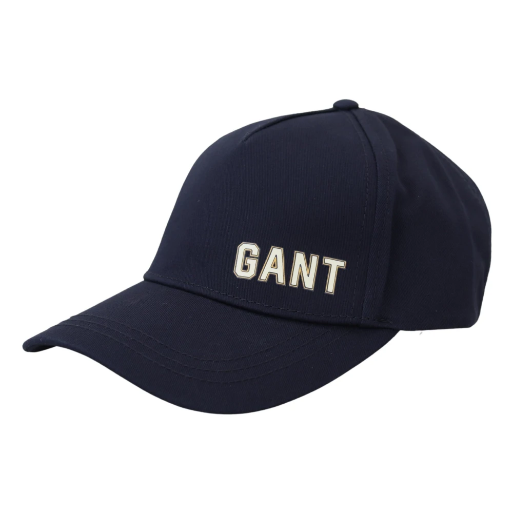 Gant Stijlvolle Blauwe Katoenen Baseballpet Blue Heren