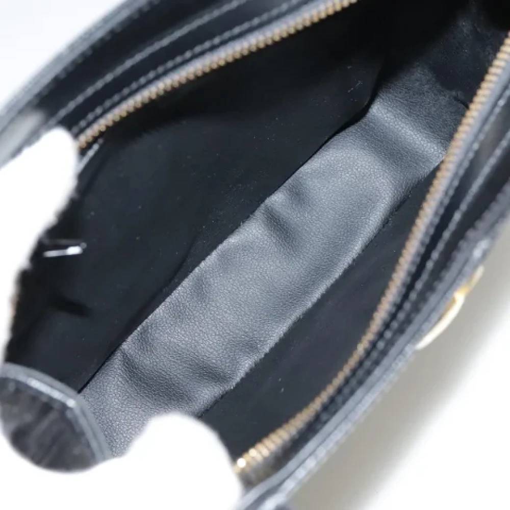 Dior Vintage Pre-owned Leather dior-bags Black Dames