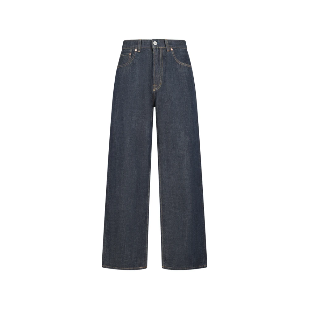 Our Legacy Blue Third Cut Jeans - Male - Wide Jeans - W34 - Jeans