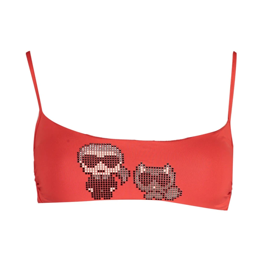 Karl Lagerfeld Badkleding Bovendeel Vrouw Rood Red Dames