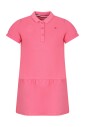 robe-decontractee-fuchsia-a-manches-courtes-et-volant
