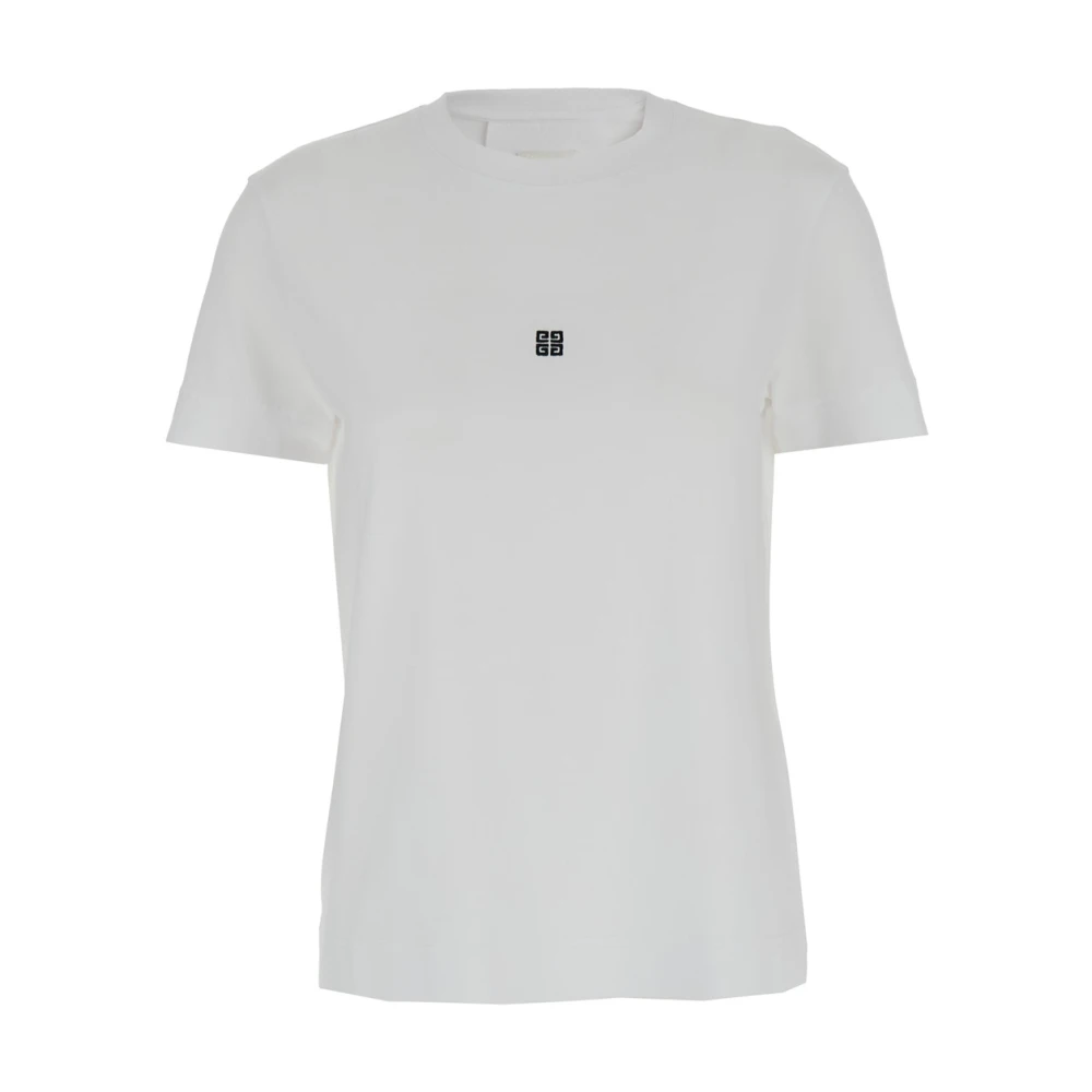Givenchy Witte Slim T-shirt Polos White Dames