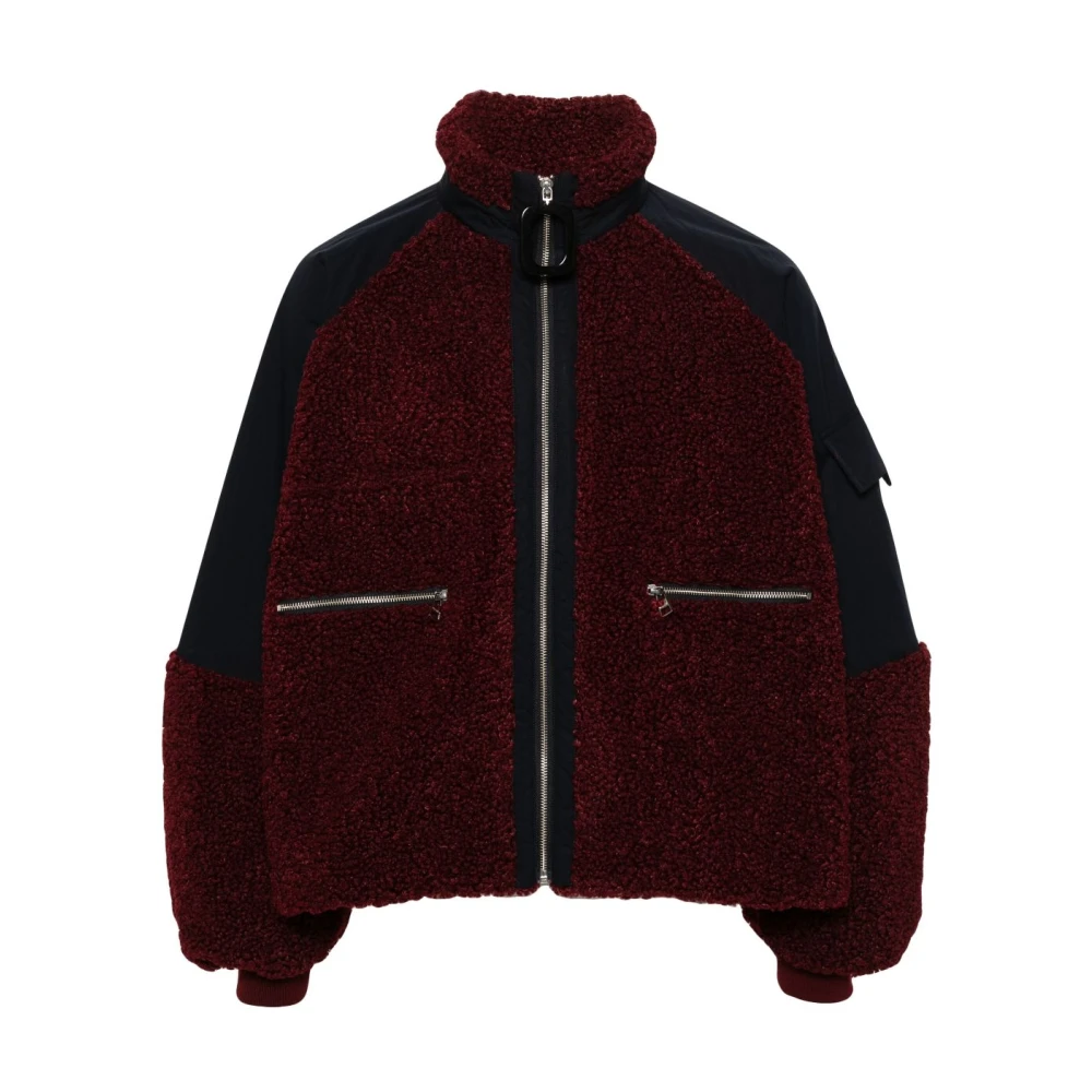 JW Anderson Rode Winterjas Red Heren