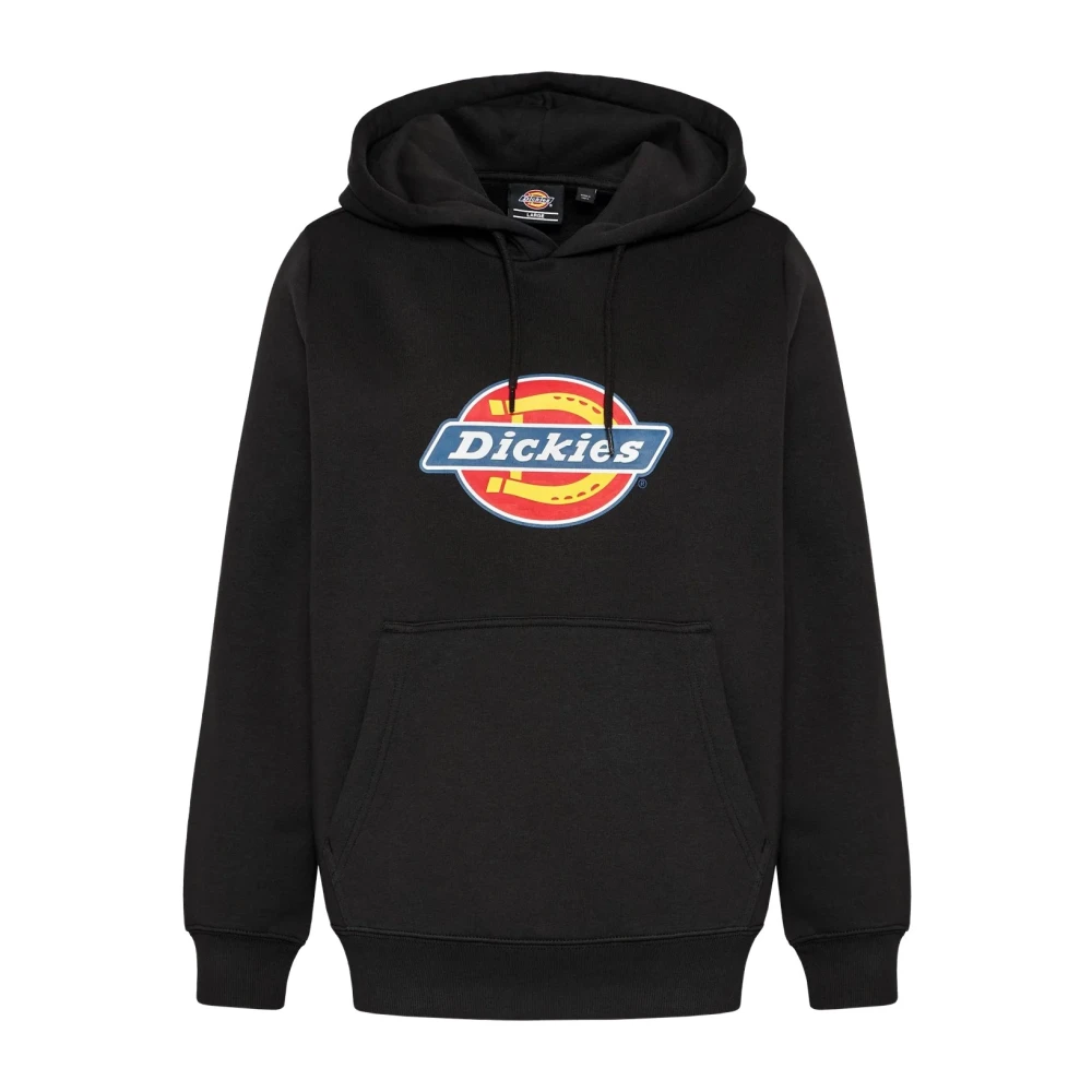 Dickies Icon Logo Hoodie Sweatshirt Zwart Black Dames