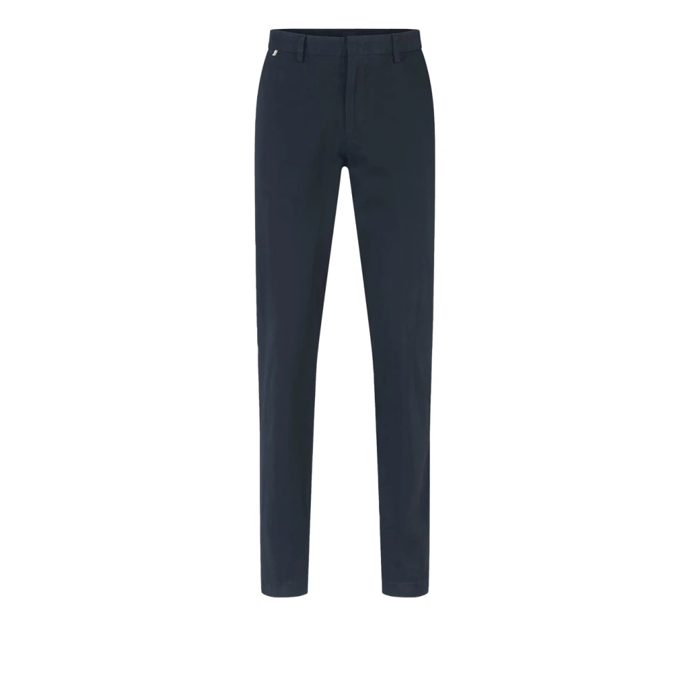 Hugo Men's Blue Slim Cotton Chino Trousers - Slim-Fit Trousers - 3XL - Trousers
