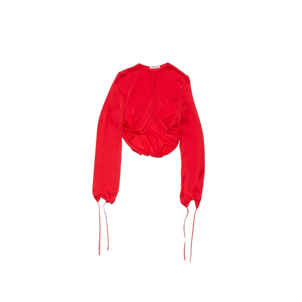 Acne Studios Rood Blouses Shirts Red Dames