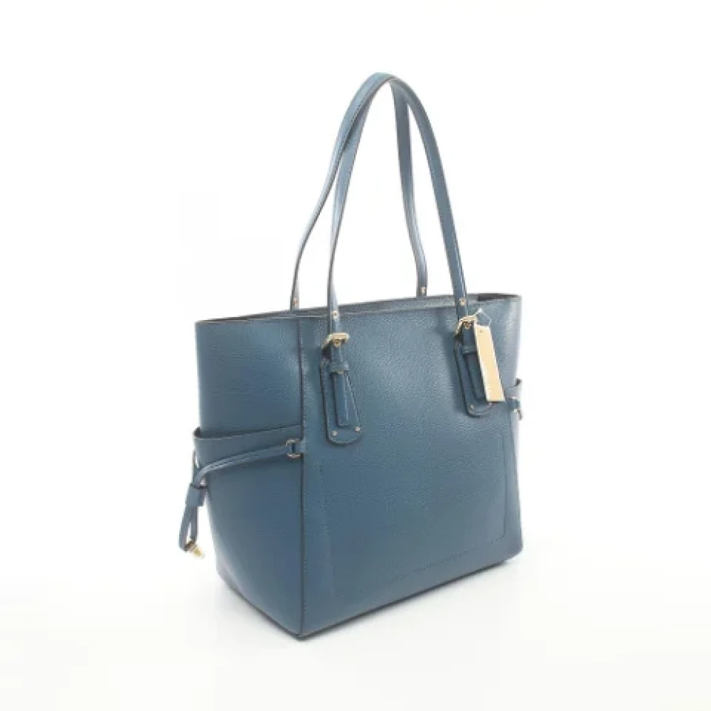 Michael Kors Pre-owned Leather totes Blue Dames