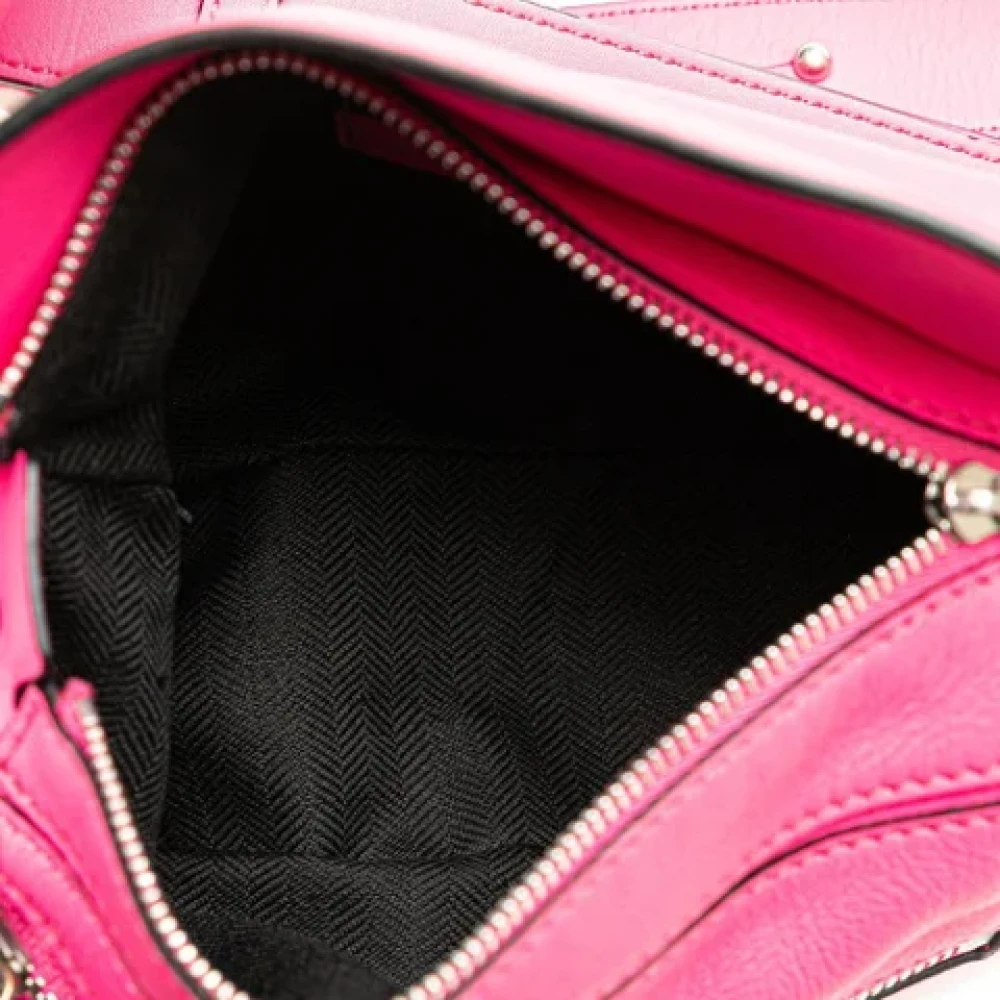 Loewe Pre-owned Leather crossbody-bags Pink Dames