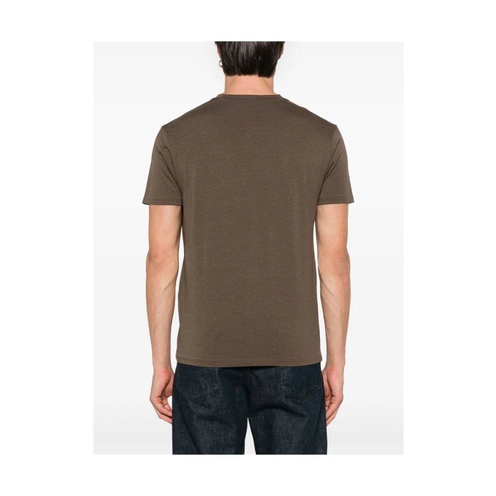 Tom Ford Olijfgroen Korte Mouwen T-shirt Green Heren